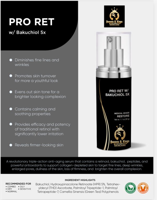 Pro Ret w/ Bakuchiol 5X – Advanced Anti-Aging Retinoid Serum (30g)